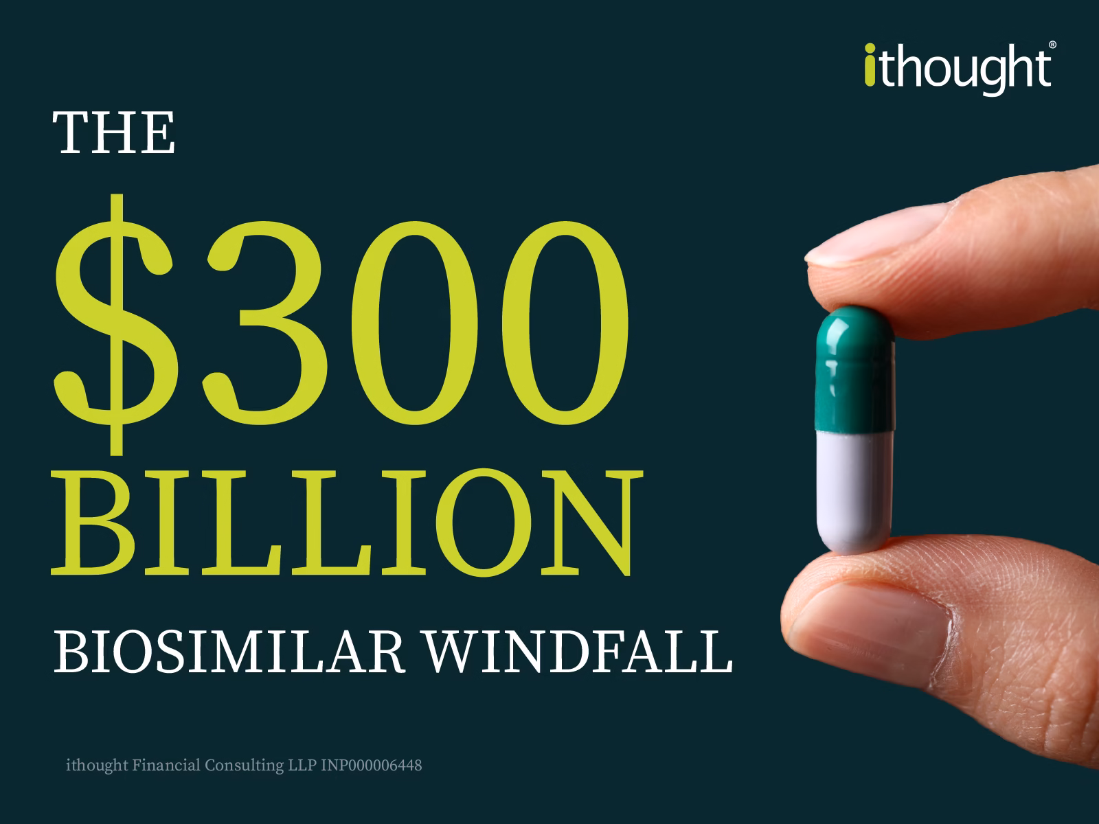 The Biosimilar Patent Cliff: India's $300-Billion Window Before It Shuts